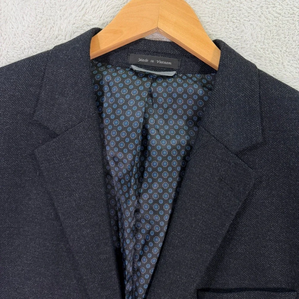 NEW Michael Kors Mens 48R Blazer Sport Coat 2-Button Wool Cashmere Herringbone